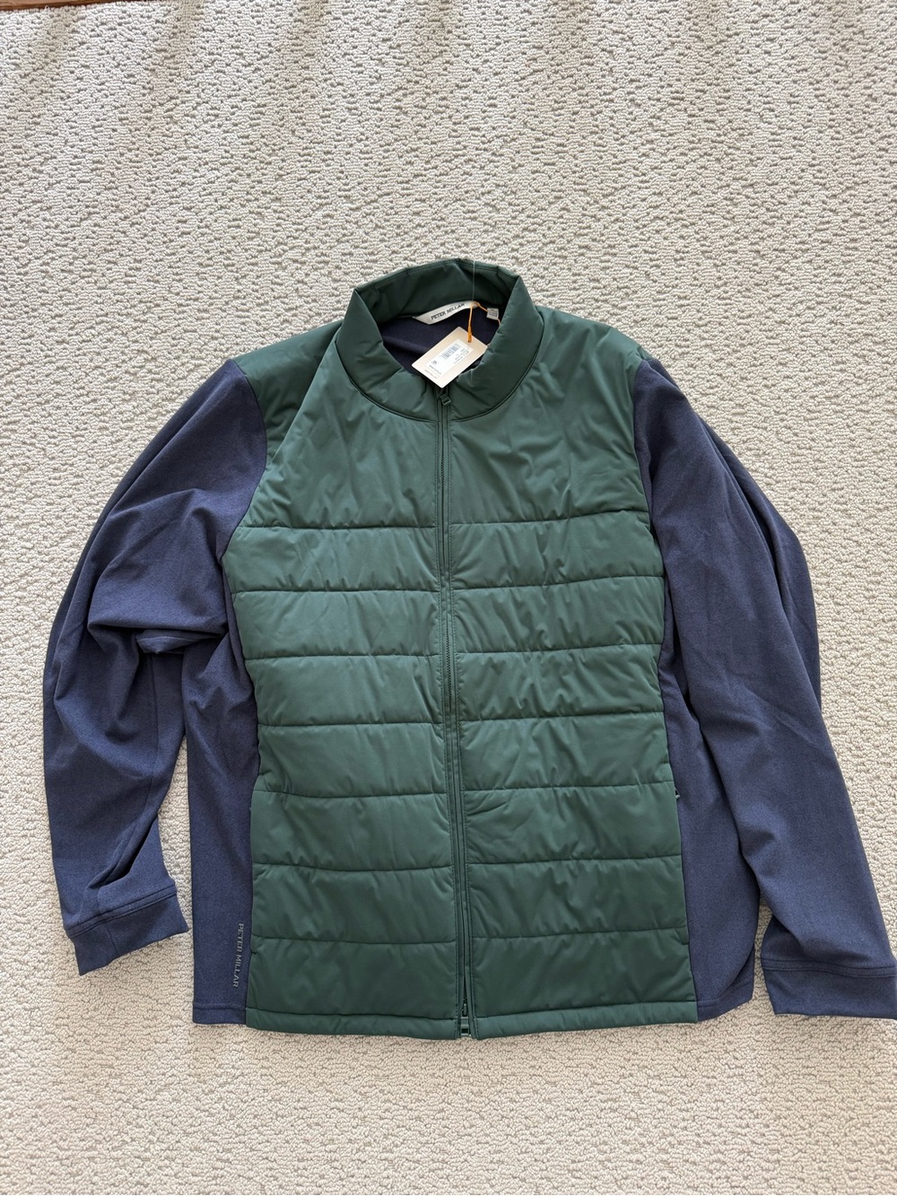 Peter Millar Men’s Blue and Green Hybrid Jacket - NWT size XL